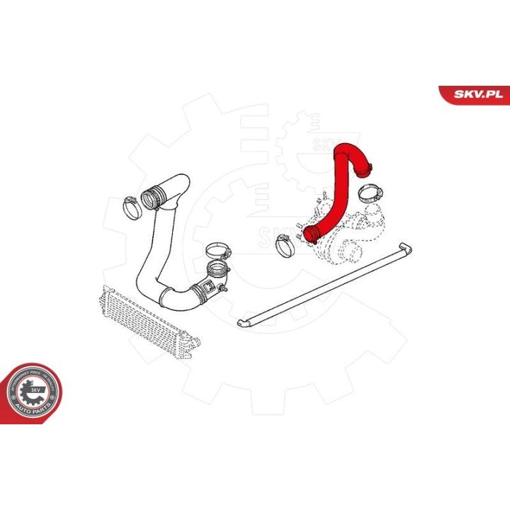Kompresoriaus padavimo žarna ESEN SKV 43SKV064