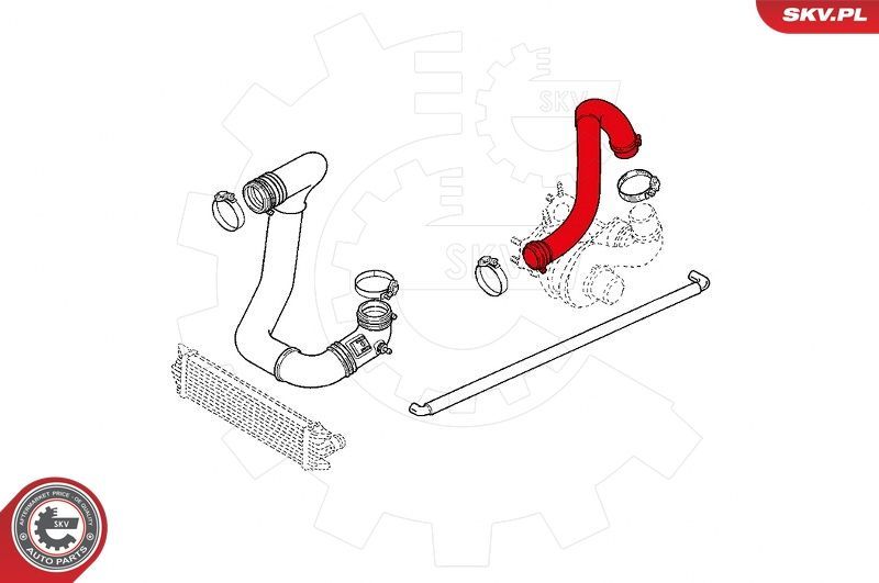 Kompresoriaus padavimo žarna ESEN SKV 43SKV064