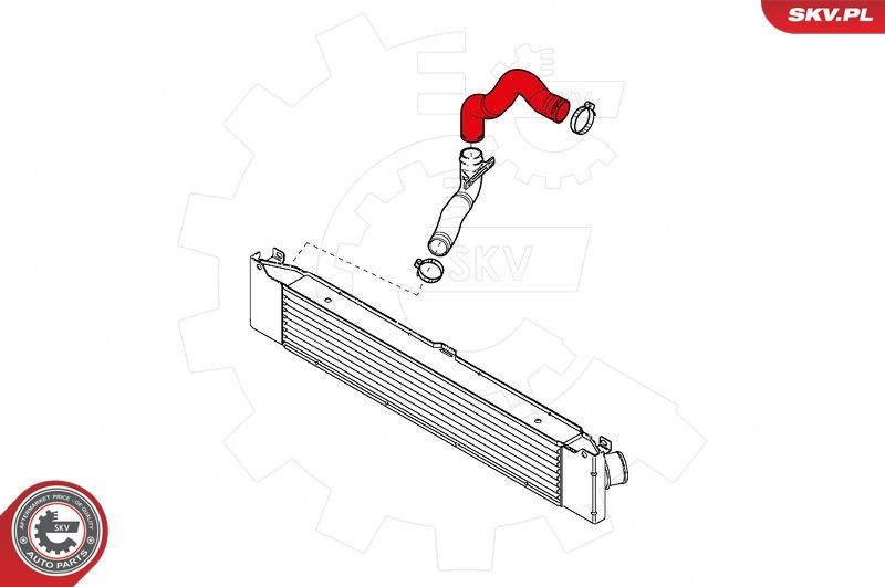 Kompresoriaus padavimo žarna ESEN SKV 43SKV075