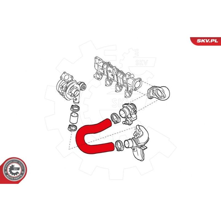 Kompresoriaus padavimo žarna ESEN SKV 43SKV077