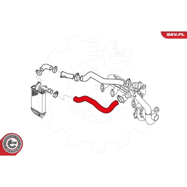 Kompresoriaus padavimo žarna ESEN SKV 43SKV083