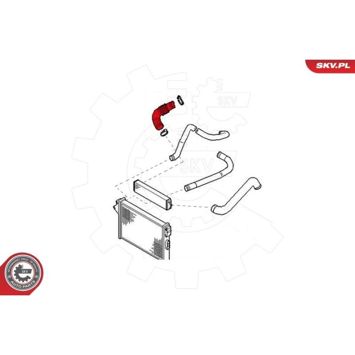 Kompresoriaus padavimo žarna ESEN SKV 43SKV090