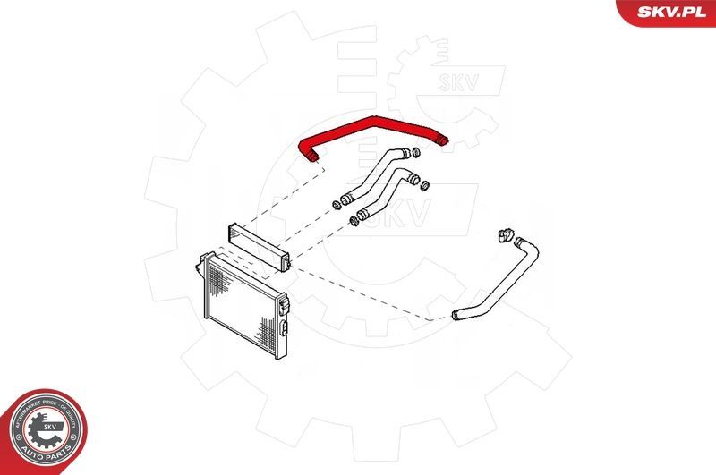 Kompresoriaus padavimo žarna ESEN SKV 43SKV091