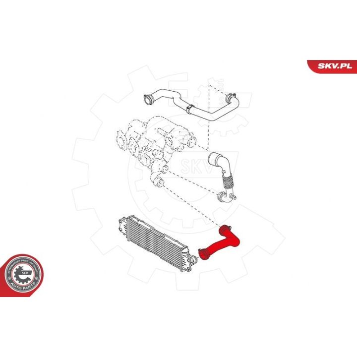 Kompresoriaus padavimo žarna ESEN SKV 43SKV092