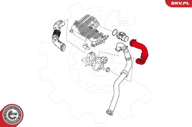 Kompresoriaus padavimo žarna ESEN SKV 43SKV100