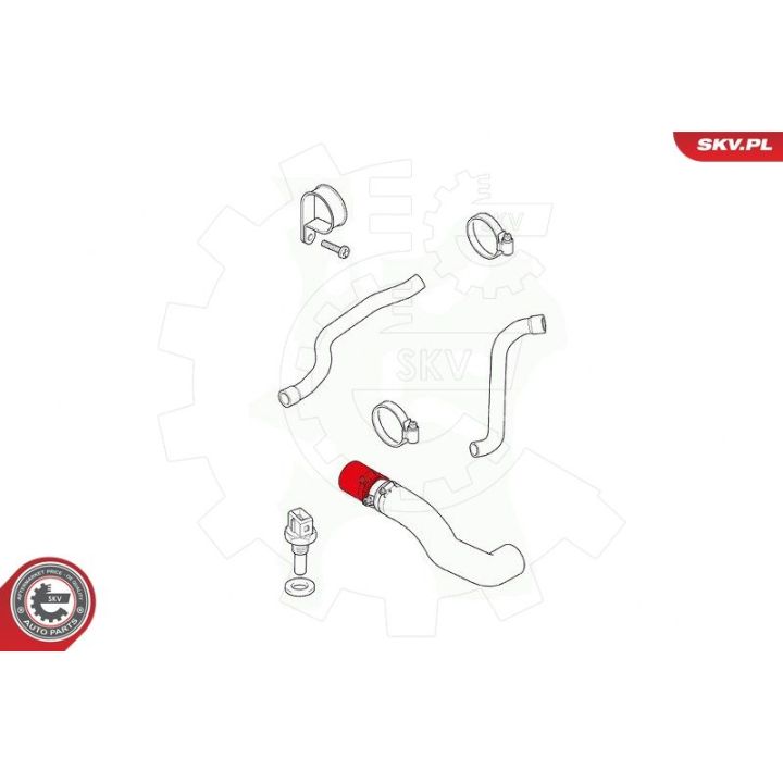 Kompresoriaus padavimo žarna ESEN SKV 43SKV105