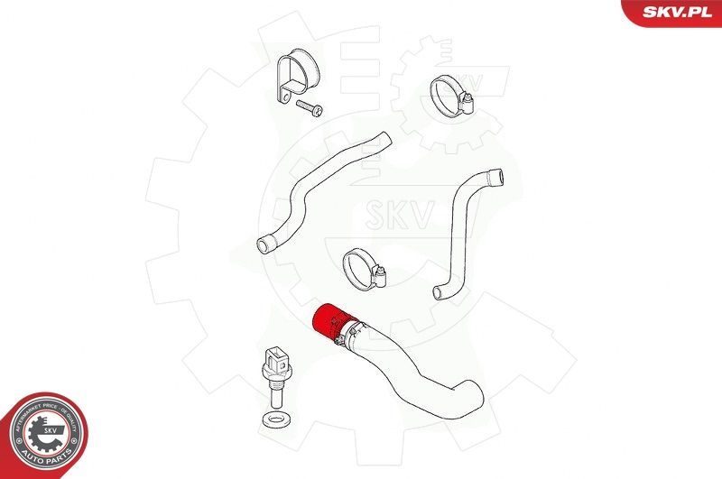 Kompresoriaus padavimo žarna ESEN SKV 43SKV105