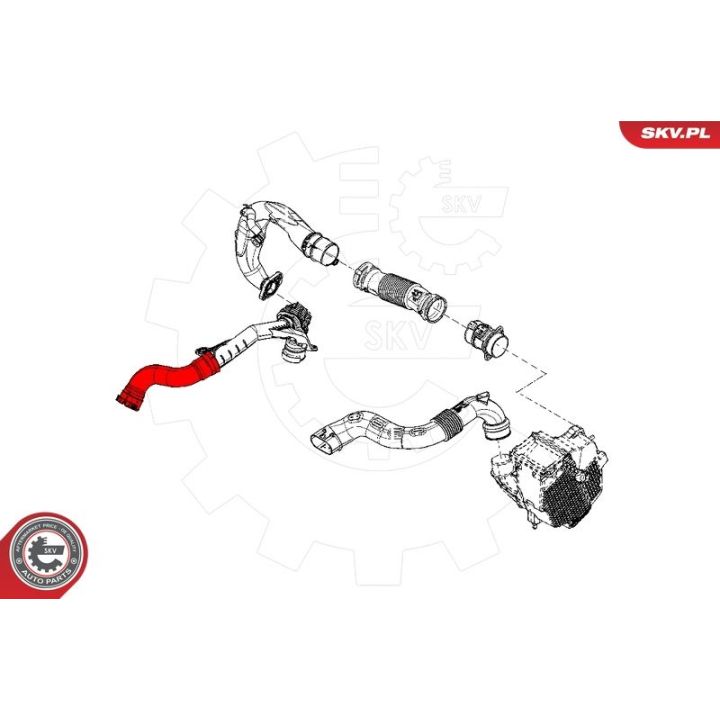 Kompresoriaus padavimo žarna ESEN SKV 43SKV136