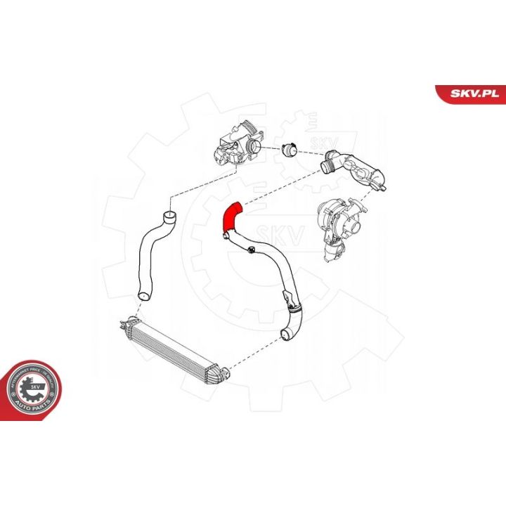 Kompresoriaus padavimo žarna ESEN SKV 43SKV151