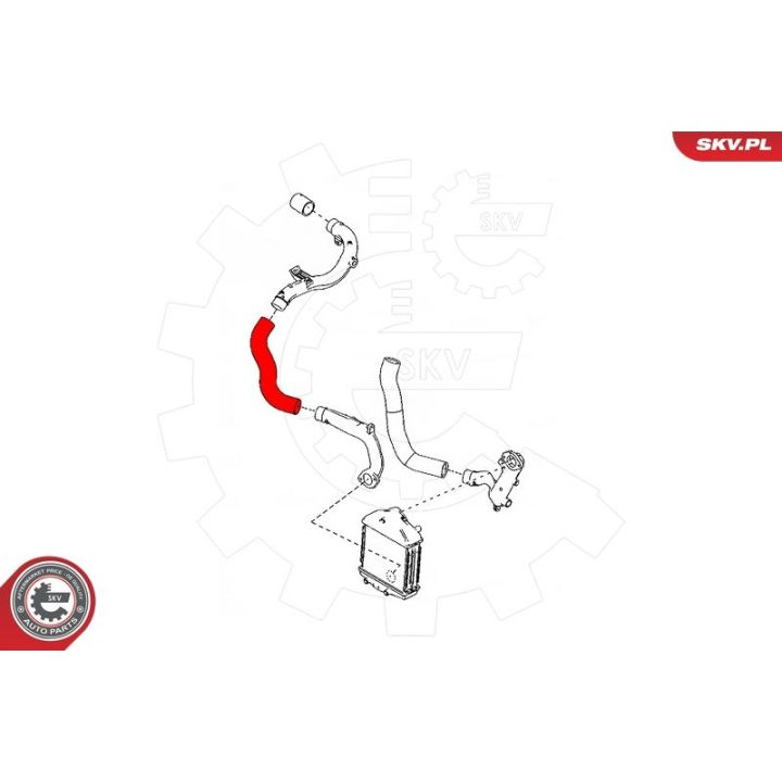 Kompresoriaus padavimo žarna ESEN SKV 43SKV167