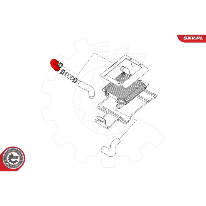 Kompresoriaus padavimo žarna ESEN SKV 43SKV178