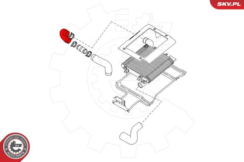 Kompresoriaus padavimo žarna ESEN SKV 43SKV178