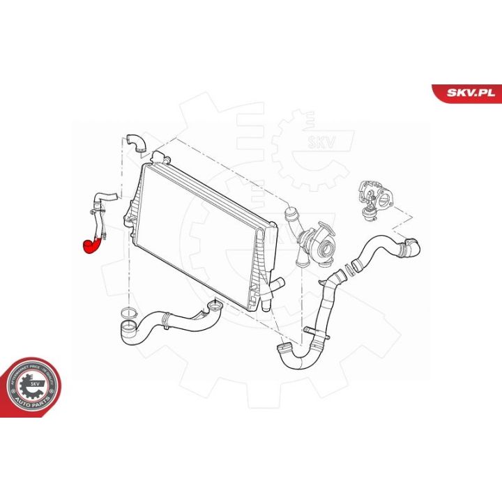 Kompresoriaus padavimo žarna ESEN SKV 43SKV186