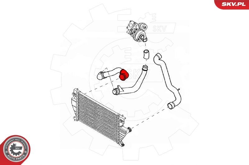 Kompresoriaus padavimo žarna ESEN SKV 43SKV198