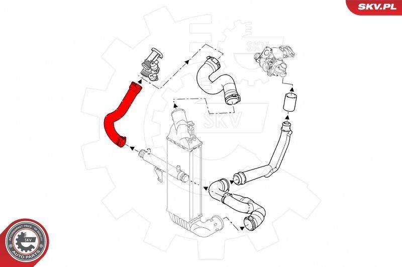 Kompresoriaus padavimo žarna ESEN SKV 43SKV210