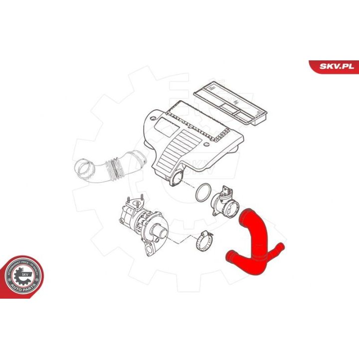 Kompresoriaus padavimo žarna ESEN SKV 43SKV226