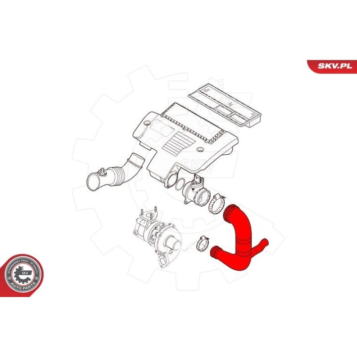 Kompresoriaus padavimo žarna ESEN SKV 43SKV228