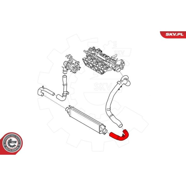 Kompresoriaus padavimo žarna ESEN SKV 43SKV229