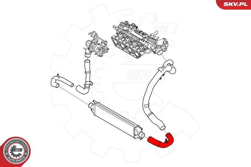 Kompresoriaus padavimo žarna ESEN SKV 43SKV229