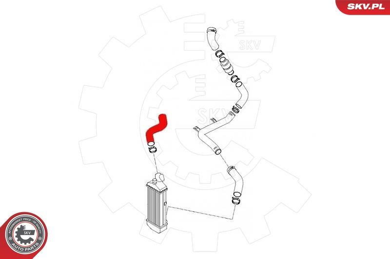 Kompresoriaus padavimo žarna ESEN SKV 43SKV244