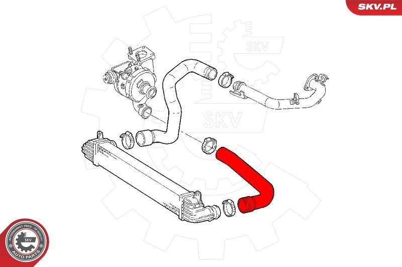 Kompresoriaus padavimo žarna ESEN SKV 43SKV248