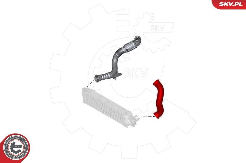 Kompresoriaus padavimo žarna ESEN SKV 43SKV277