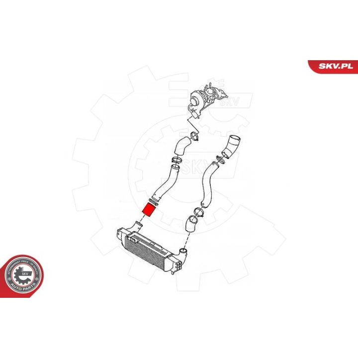 Kompresoriaus padavimo žarna ESEN SKV 43SKV287