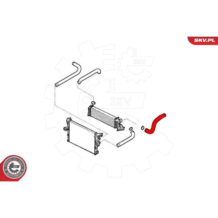Kompresoriaus padavimo žarna ESEN SKV 43SKV291
