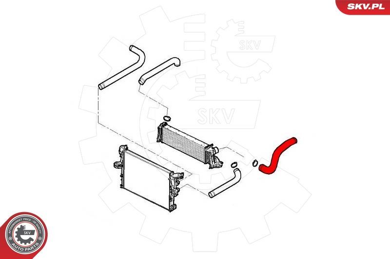 Kompresoriaus padavimo žarna ESEN SKV 43SKV291