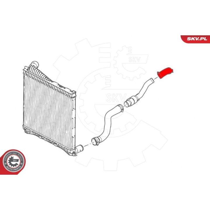 Kompresoriaus padavimo žarna ESEN SKV 43SKV292