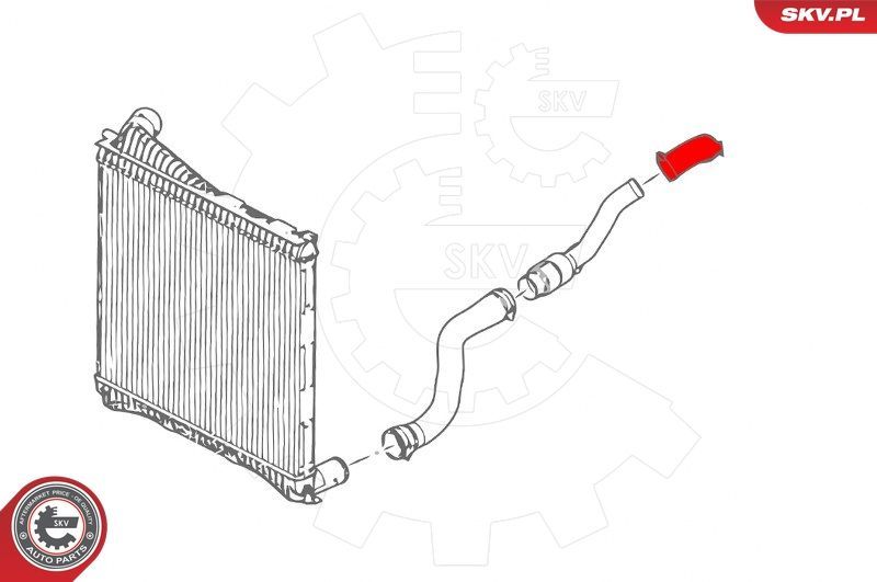 Kompresoriaus padavimo žarna ESEN SKV 43SKV292
