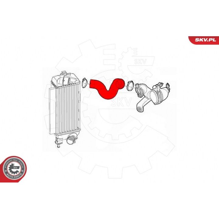 Kompresoriaus padavimo žarna ESEN SKV 43SKV302