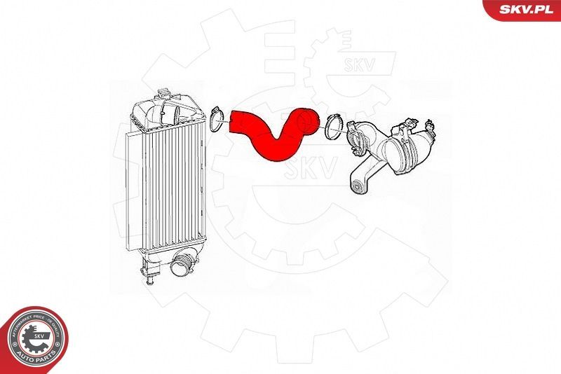 Kompresoriaus padavimo žarna ESEN SKV 43SKV302