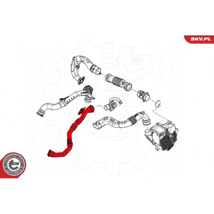 Kompresoriaus padavimo žarna ESEN SKV 43SKV320