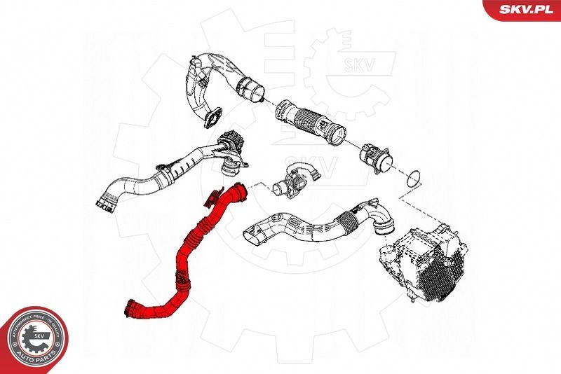 Kompresoriaus padavimo žarna ESEN SKV 43SKV320