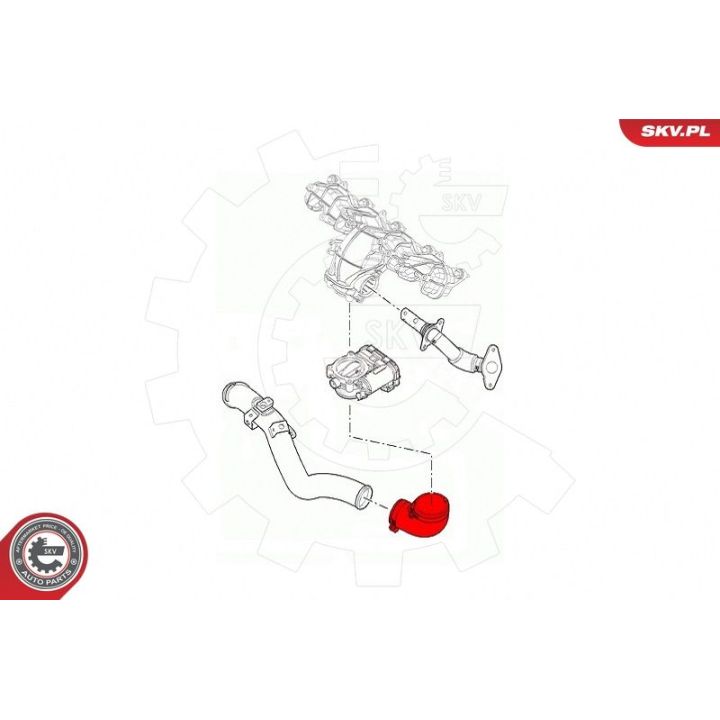 Kompresoriaus padavimo žarna ESEN SKV 43SKV348