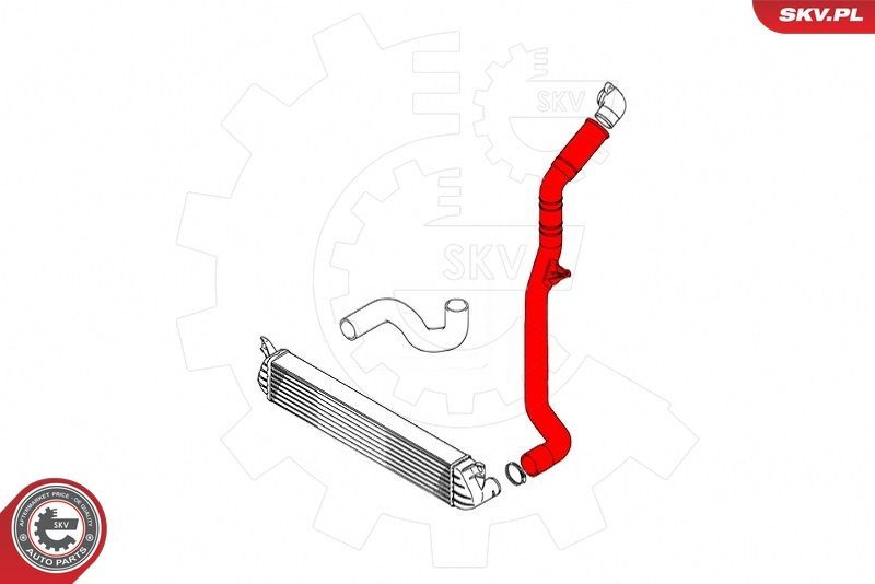 Kompresoriaus padavimo žarna ESEN SKV 43SKV353
