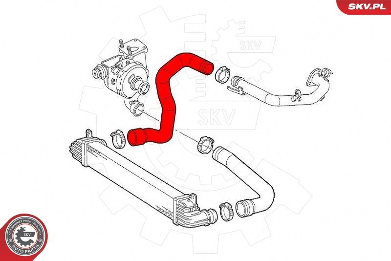 Kompresoriaus padavimo žarna ESEN SKV 43SKV355