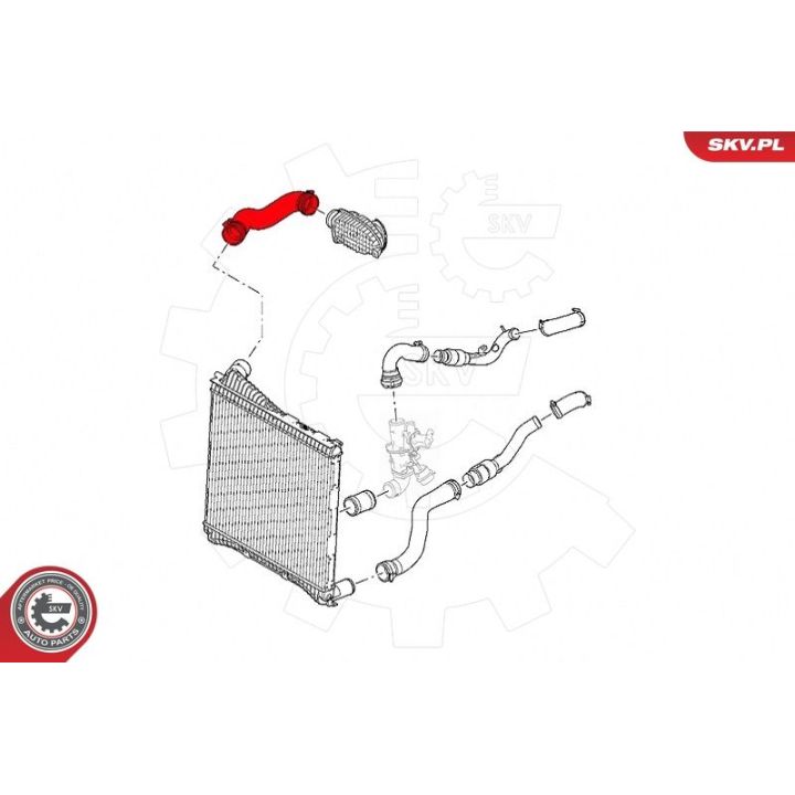 Kompresoriaus padavimo žarna ESEN SKV 43SKV356