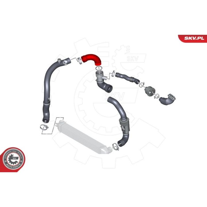 Kompresoriaus padavimo žarna ESEN SKV 43SKV363