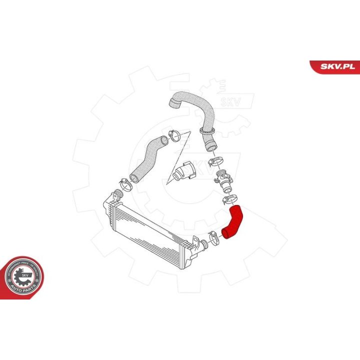 Kompresoriaus padavimo žarna ESEN SKV 43SKV382