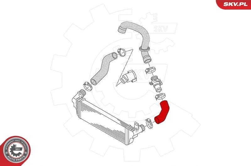 Kompresoriaus padavimo žarna ESEN SKV 43SKV382