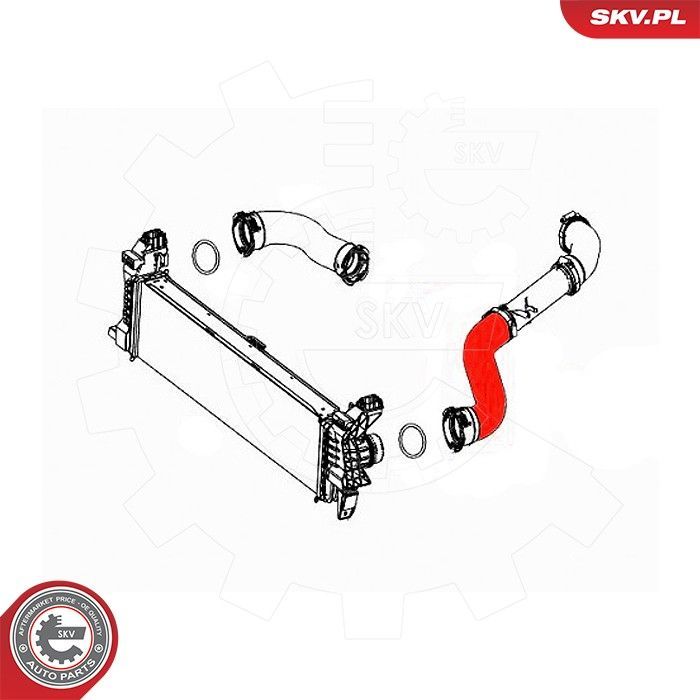 Kompresoriaus padavimo žarna ESEN SKV 43SKV436