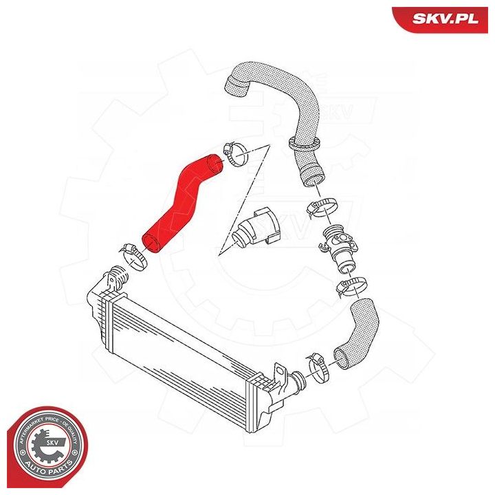 Kompresoriaus padavimo žarna ESEN SKV 43SKV465