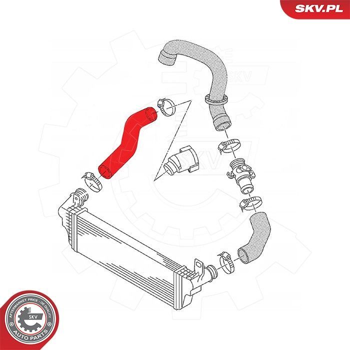 Kompresoriaus padavimo žarna ESEN SKV 43SKV465
