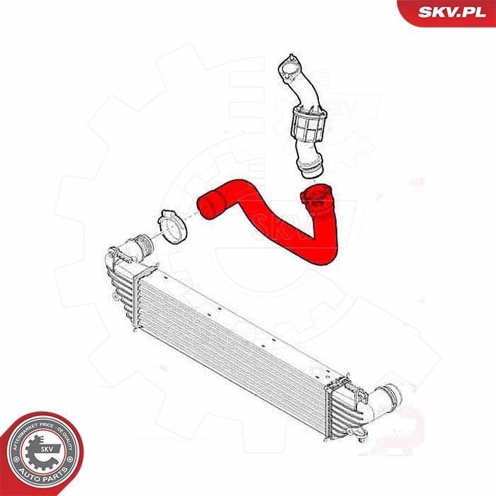 Kompresoriaus padavimo žarna ESEN SKV 43SKV473