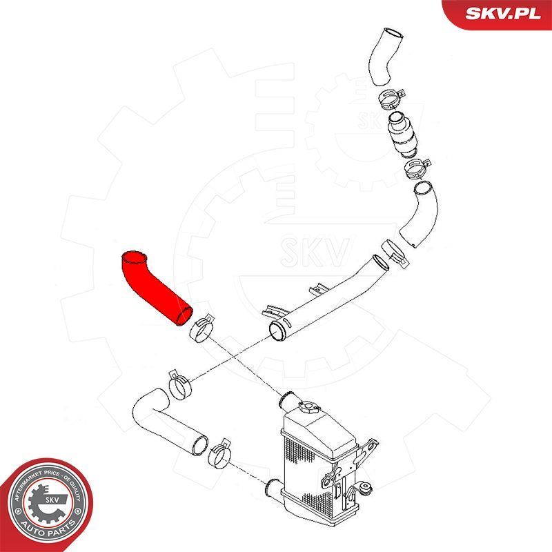 Kompresoriaus padavimo žarna ESEN SKV 54SKV007