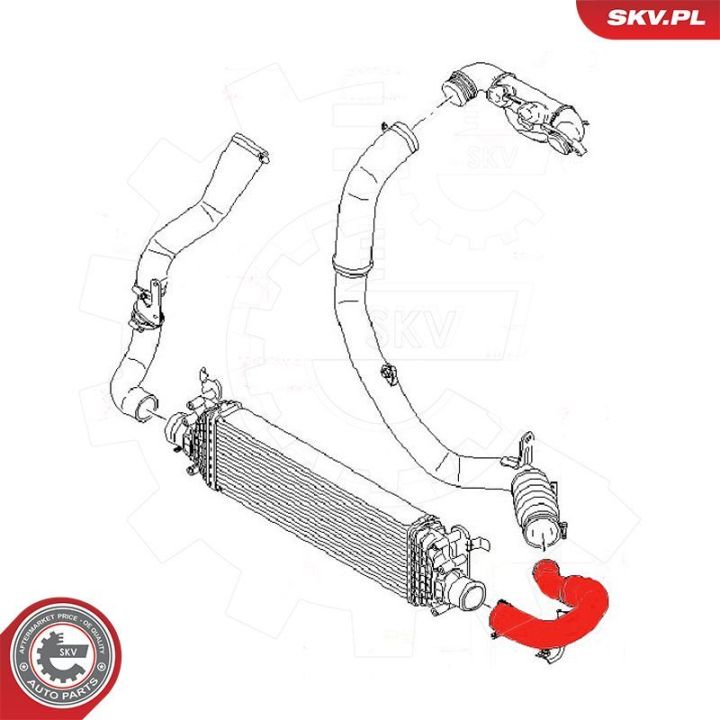 Kompresoriaus padavimo žarna ESEN SKV 54SKV009