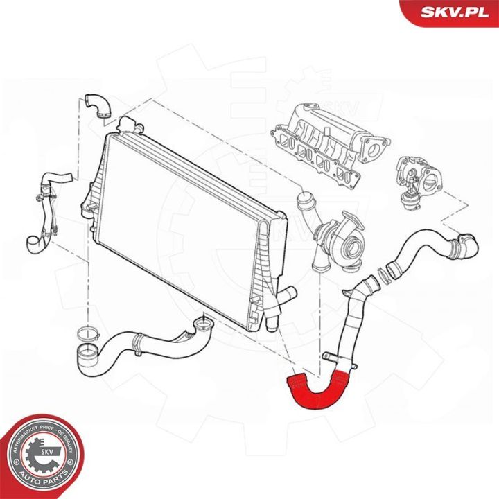 Kompresoriaus padavimo žarna ESEN SKV 54SKV016