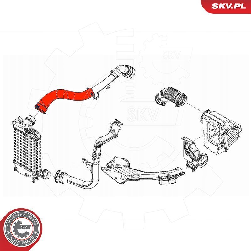 Kompresoriaus padavimo žarna ESEN SKV 54SKV022